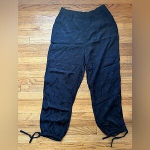 Anthropologie Black Elastic Waist Pants